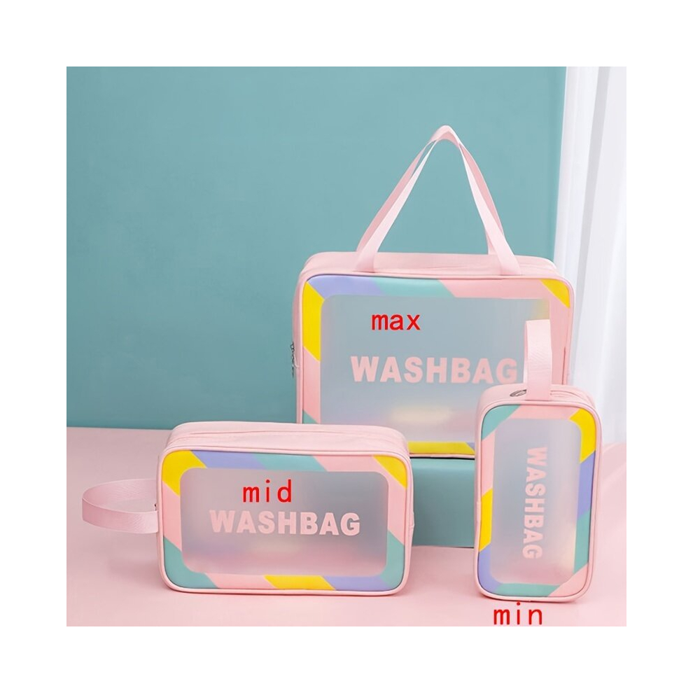 Toilet Bag Online Version Portable Makeup Bag Portable Travel Large Capacity Cosmetics Washing And Bathing Storage Bag