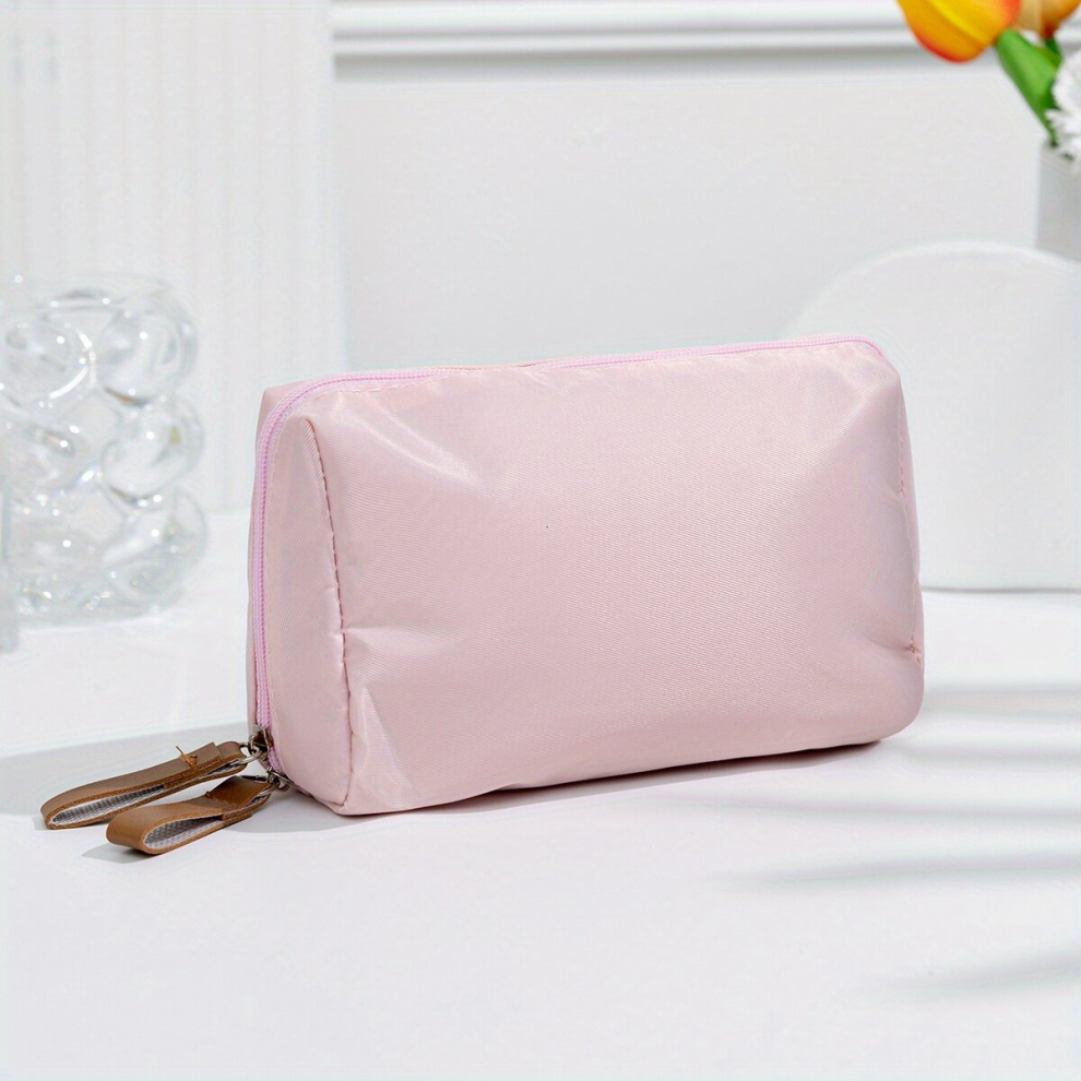 Travel Makeup Pouch For Women Portable Wide open Zipper Pouch Cosmetic Bag Waterproof Travel Makeup Bag Organizer Case