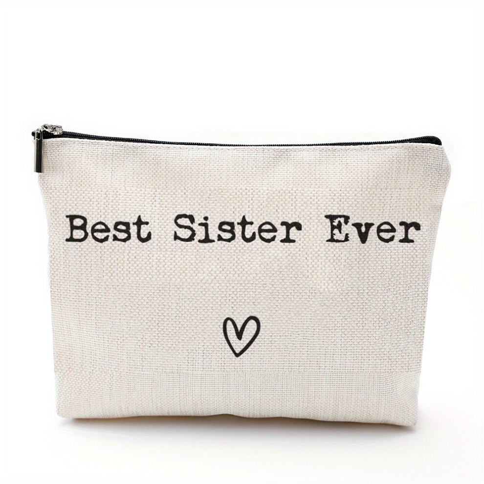 Portable Cosmetic Bag Perfect Gift for Mothers Sisters and Friends Travel Friendly Makeup Organizer with Zipper Closure