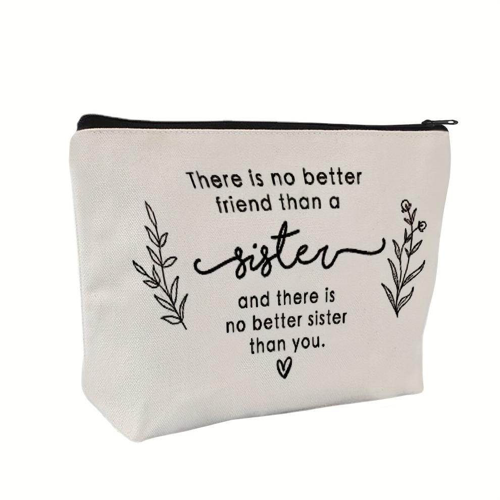 For Sisters Makeup Bag For Sister Theres No Better Than A Sister Travel Bag Women Sisters Christmas Gift Birthday Gift
