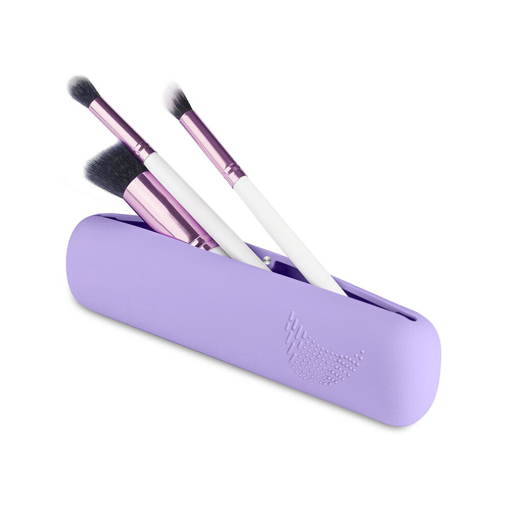 Silicone Cosmetic Bag Travel Makeup Brush Bag Large Capacity Storage Box Beauty Tool Storage Bag Portable Makeup Bag
