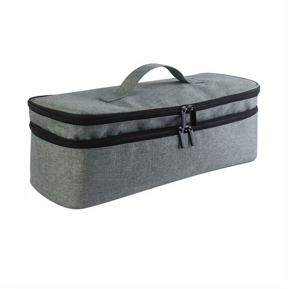 Double Layer Travel Organizer Bag Compatible With Hair Dryer Portable Travel Storage Bag For Hair Dryer And Attachments