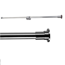 Croydex 140-260cm Chrome Extendable Shower Curtain Rod