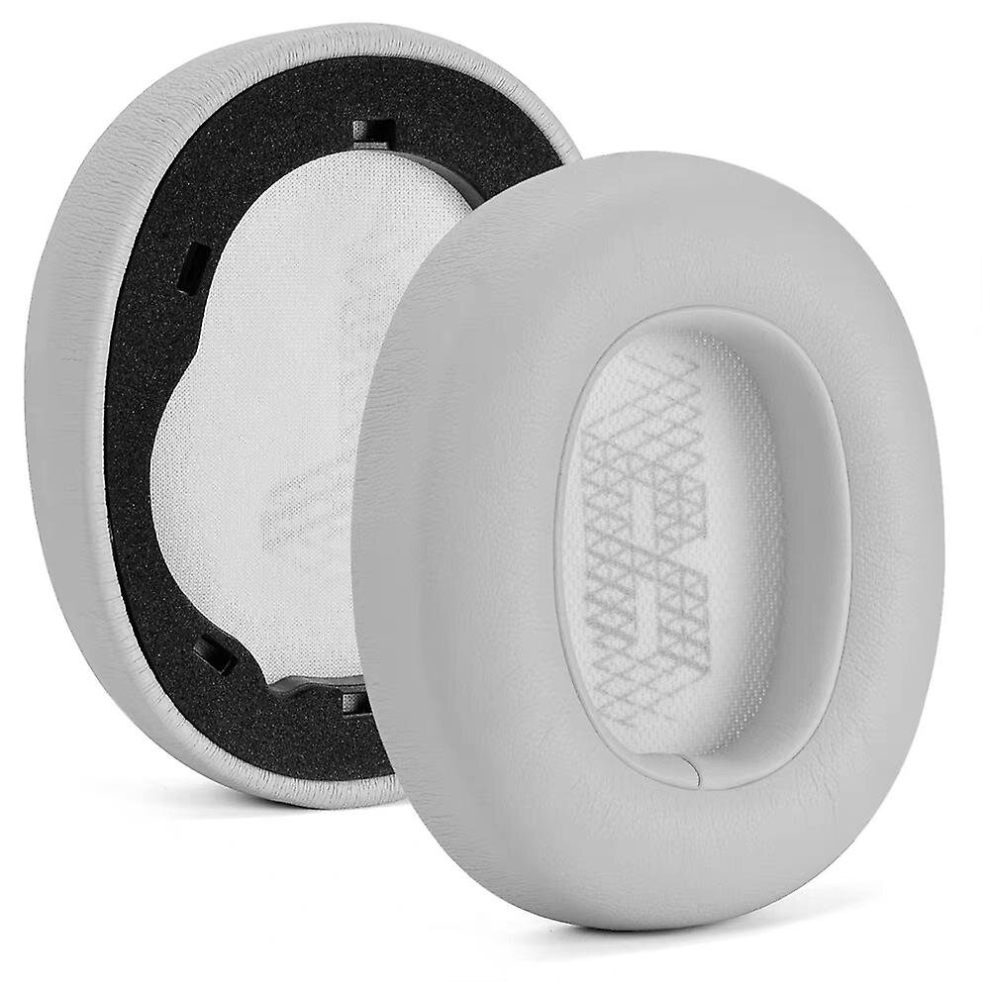 (Grey) Replacement Ear Cushion Foam Earpads Compatible With Jbl E65btnc Duet Nc Live650 660 Btnc Headphones Headset Grey 9083646033411