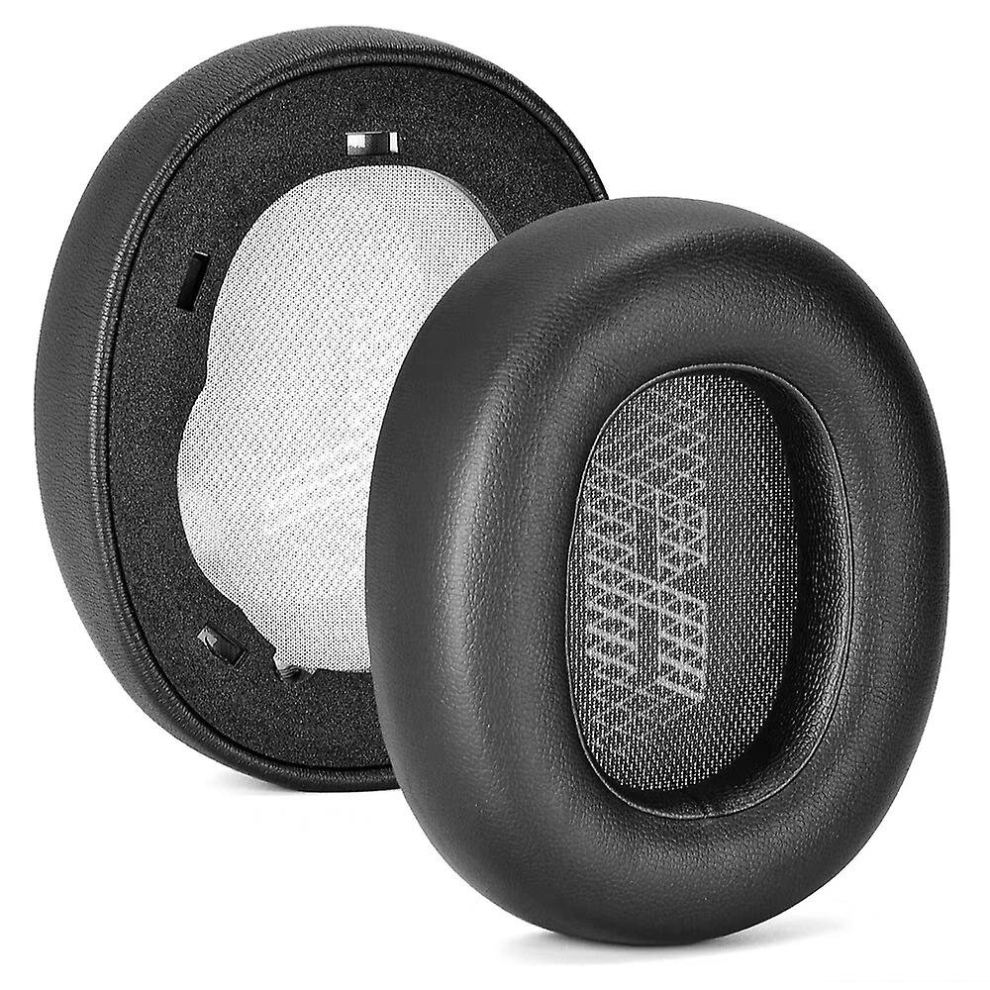 (Black) Replacement Ear Cushion Foam Earpads Compatible With Jbl E65btnc Duet Nc Live650 660 Btnc Headphones Headset Black 9083646033404