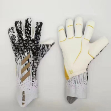 (White Orange, 7) Goalkeeper Gloves Premium Quality Football Goal Keeper Gloves Finger Protection