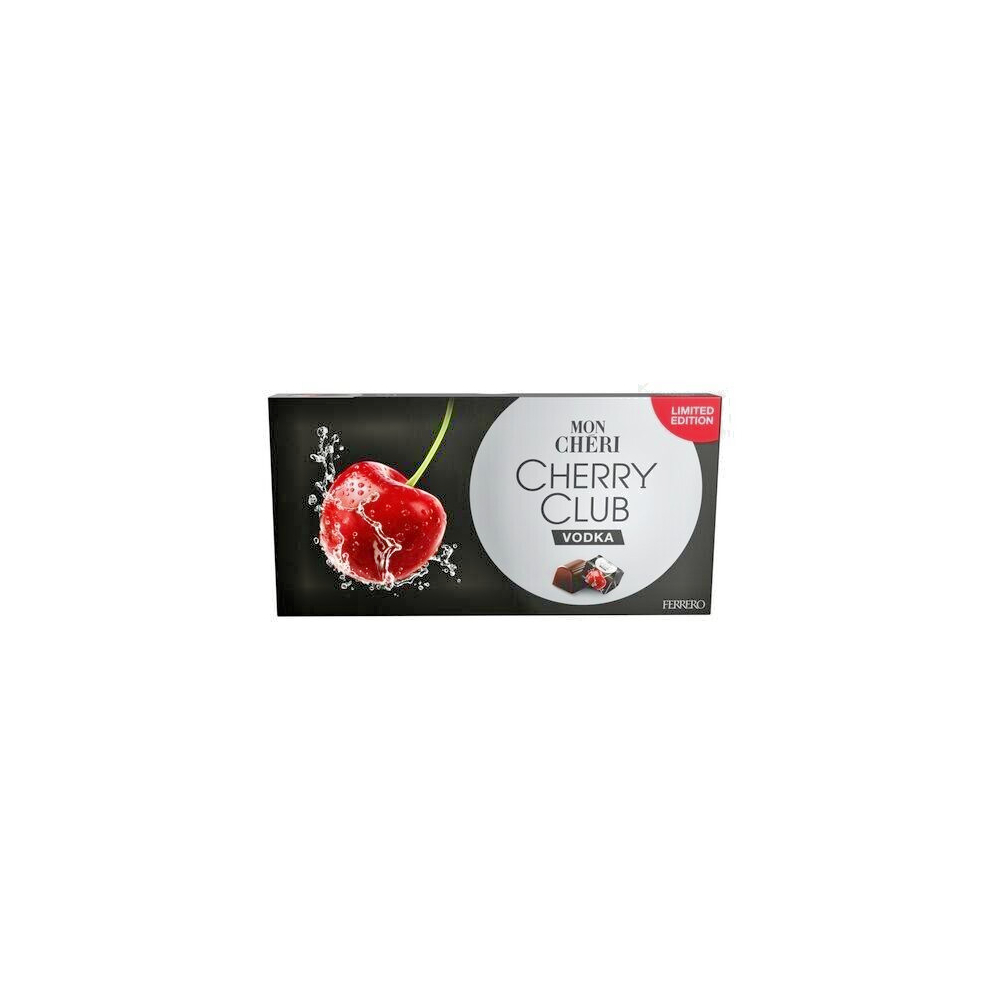 Zara Mon Cheri Vodka Cherry Club Limited Edition By Ferrero 15 Chocolate Christmas