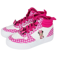 Minnie Mouse 867040-size2 Polka-Dot Pink High-Top Girls Shoes, Pink - Size 2
