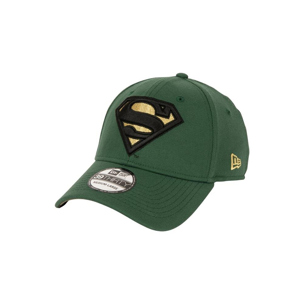 Superman 862871-medium-la Superman Salute to Service   Era 39Thirty Fitted Hat, Green - Medium & Large