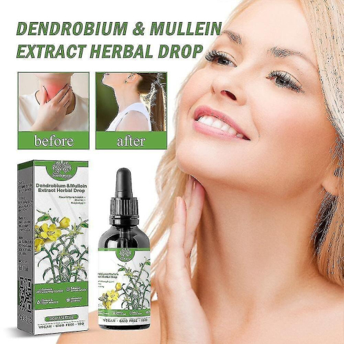 Dendrobium Mullein Extract Lung Cleanse Respiratory Herbal Drops 2