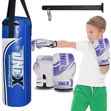 (BLUE) 40cm Punch Bag Kids Junior Toy MMA Boxing Set
