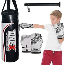(BLACK) 40cm Punch Bag Kids Junior Toy MMA Boxing Set