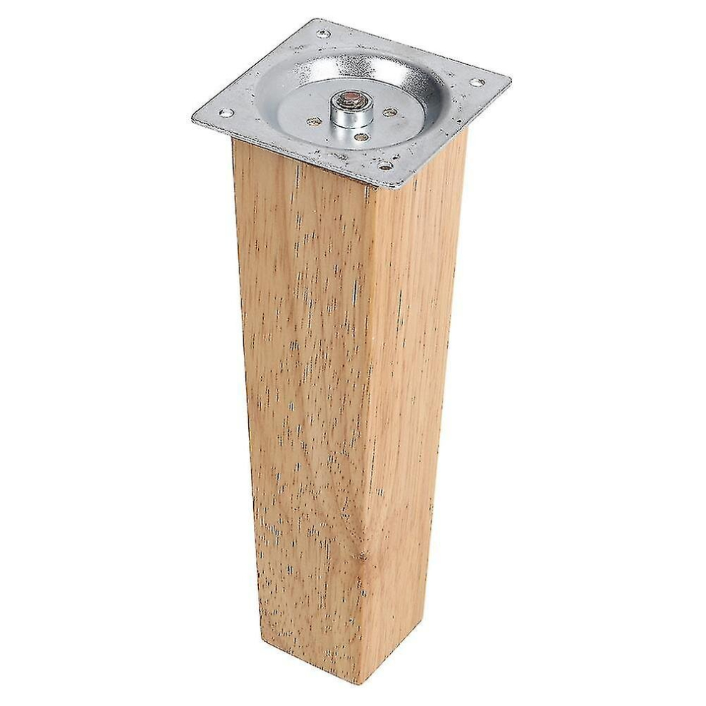 (20Cm) Set Of 4 Oak Furniture Square Legs 9083646118781