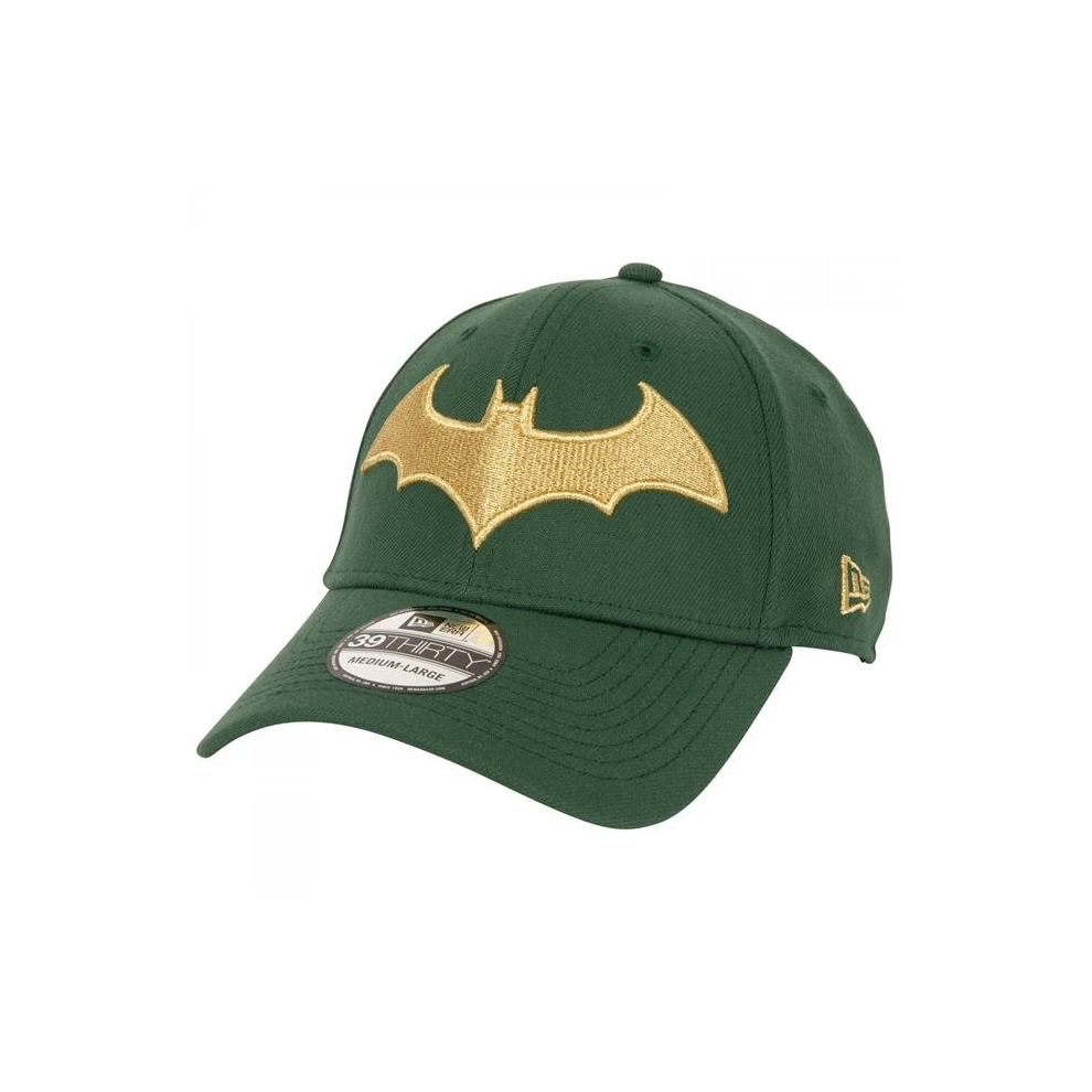 Batman 862875-large-xla Batman Salute to Service   Era 39Thirty Fitted Hat, Green - Large & Extra Large