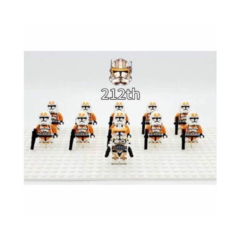 11pcs Star Wars 212th Clones Commander Cody Minifigures Fit Lego