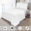 Imperial Rooms (Single (175x275 cm)) Egyptian Cotton Flat Sheet Single Double King Size 8