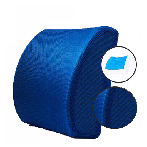 Lumbar Back Support Cushion Car Seat Office Chair Pillow Memory Foam