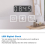 AICA (1200x700mm) LED Bathroom Mirror Demister/Dimmable/Blutooth/Magnifier/Clock 9