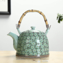 Electric Kettles Large Capacity Ceramics High Temperature Resistant With Filter Ceramic Kettle Teapot Flower