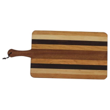 16 x 10 x 0.63 in. Hardwood Tapas Cutting Board, Natural - Large