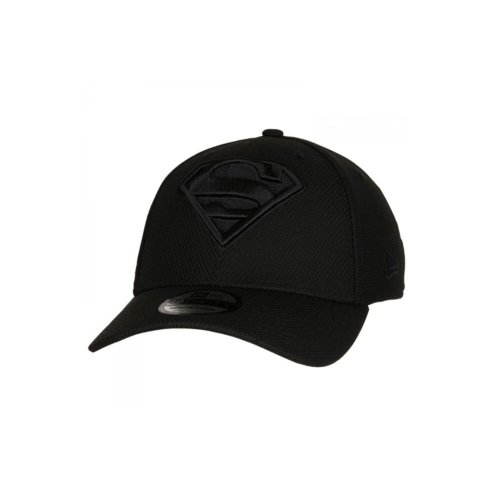 Superman 856868-small-med Symbol Era 39Thirty Fitted Hat, Black - Small & Medium