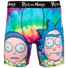 Rick & Morty 866455-medium-32 Rick & Morty Trippy Tie-Dye Boxer Briefs, Multi Color - Medium - 32-34