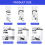 6 Pcs Rolled Hem Presser Foot Kit for Sewing Machine 2