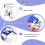 6 Pcs Rolled Hem Presser Foot Kit for Sewing Machine 3