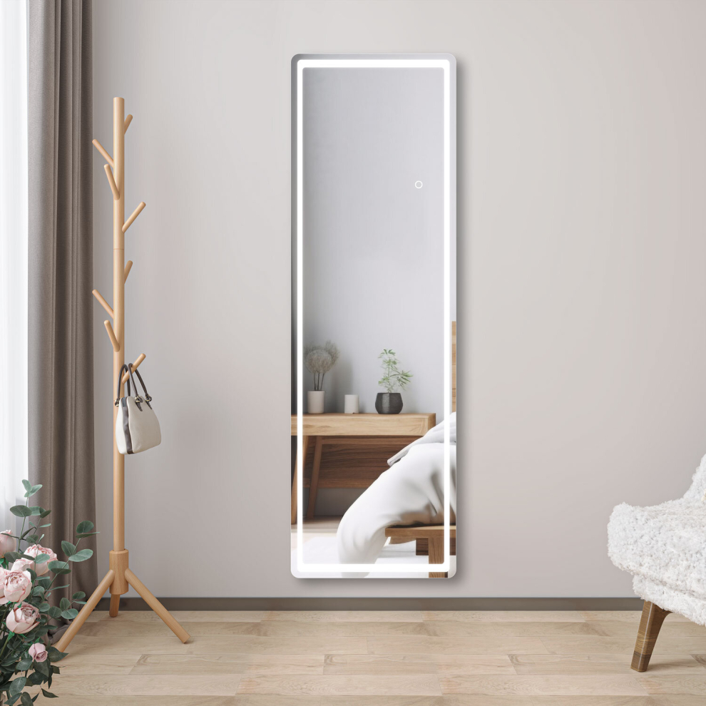 (1600x500mm) Mirror Full Length Mirror with LED Lights Dimmable