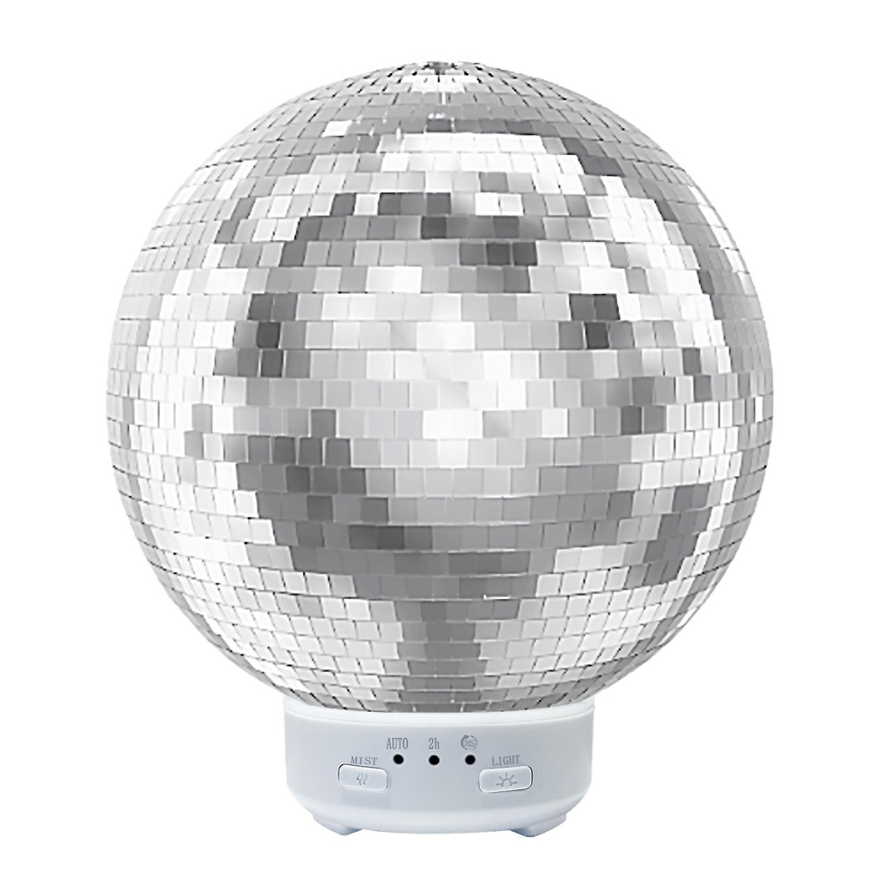 Disco Ball Diffuser Rotating With 7 Colours Mood Light - Disco Ball Decor Multipurpose Disco Diffuser, Home Aromatherapy Essential Oil Diffuser, Ideal