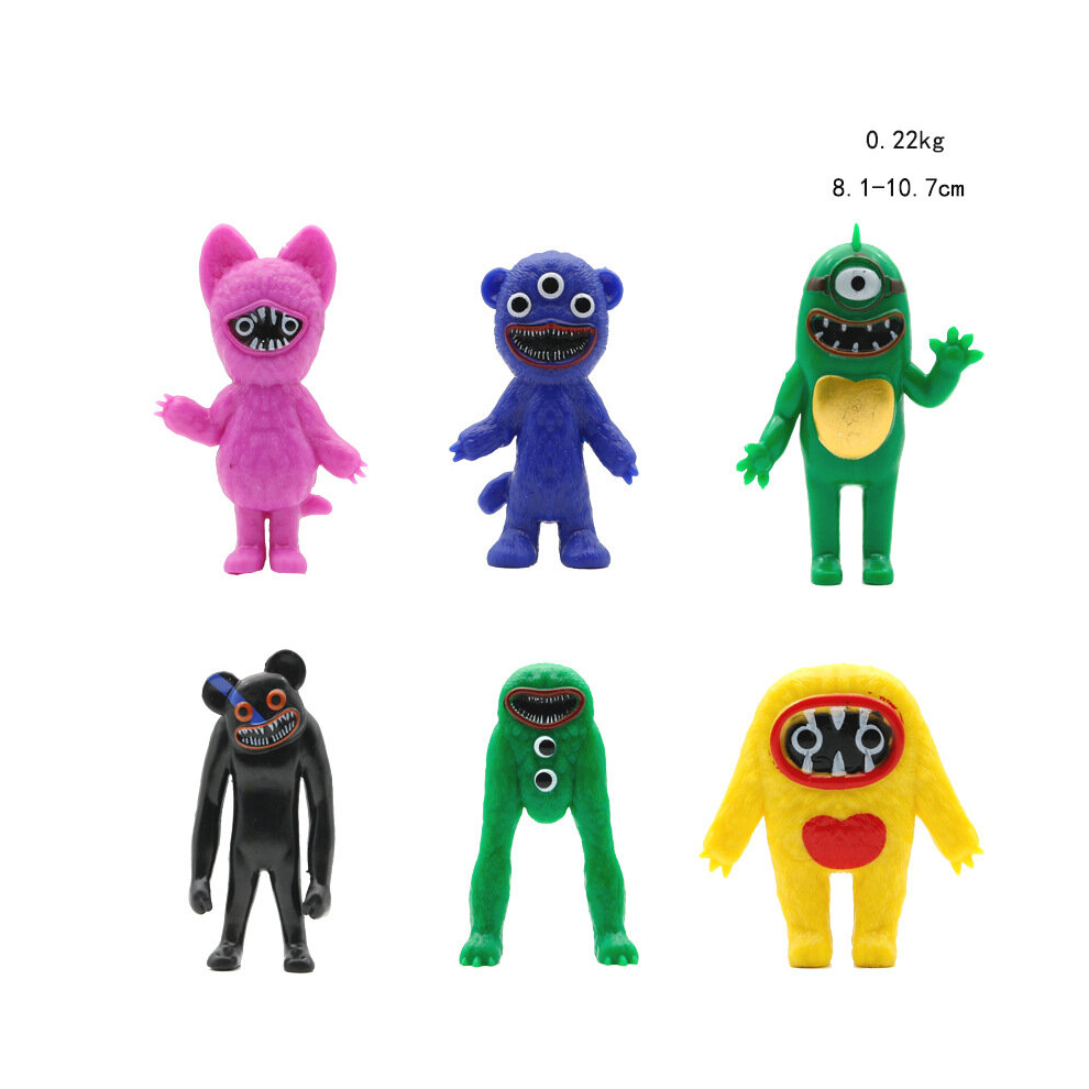 (6pcs) Joyville Figure Model Toy Room Decoration Horror Game Enthusiasts Gifts