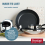 Prestige Prestige Made to Last Cookware Set with Soft Grip Silicone Handles - Pack of 5 2