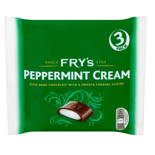 3 x Fry's Peppermint Cream 3 Pack 147g