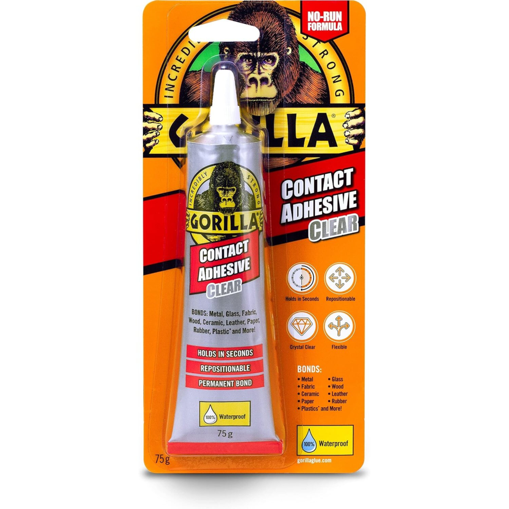 Gorilla Contact Adhesive Clear 75g