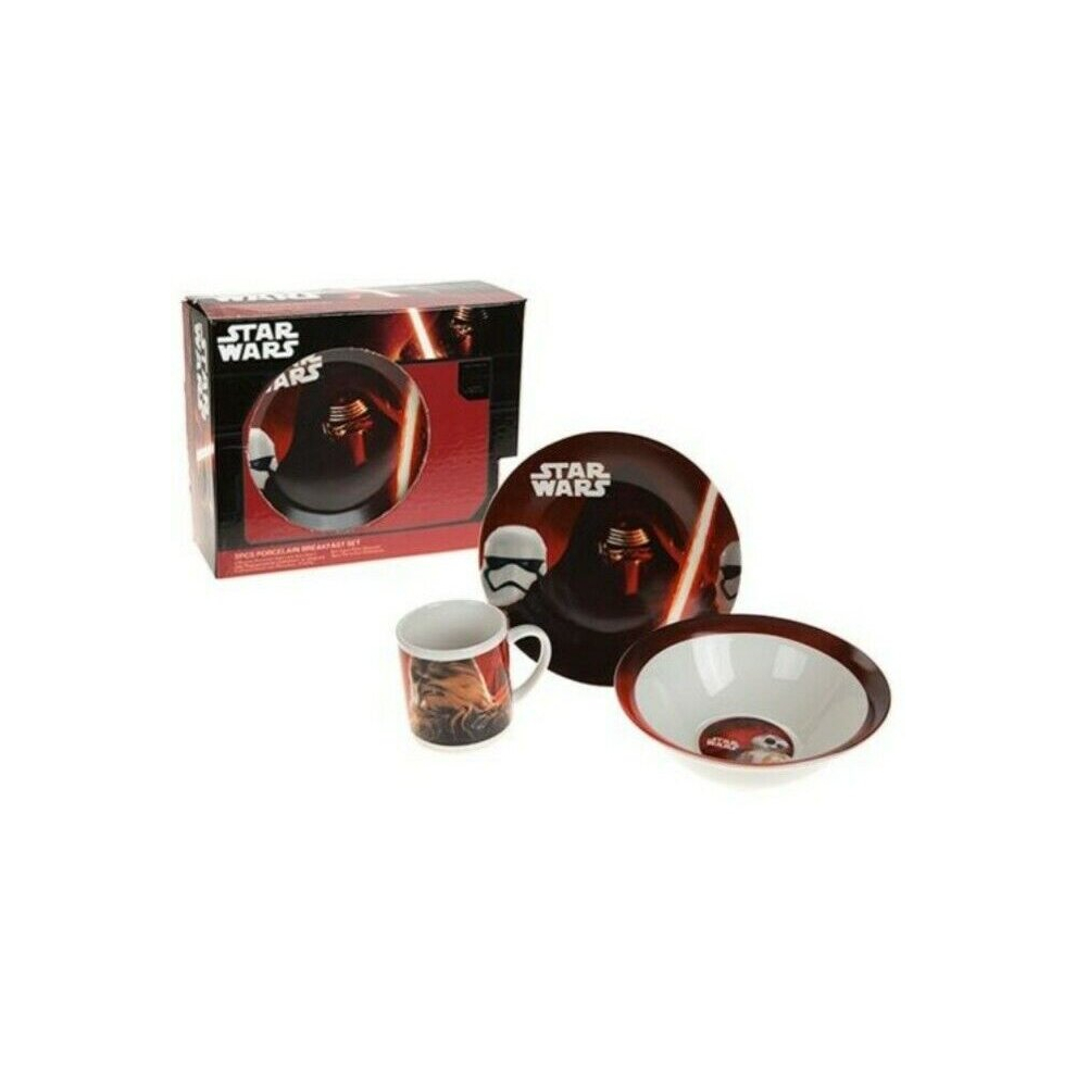Star Wars 3PCE Porcelain Breakfast Set