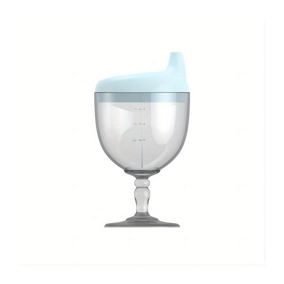 1Pc Anti Spill Milk Cup Party Juice Cup Learning Drinking Cup Blue