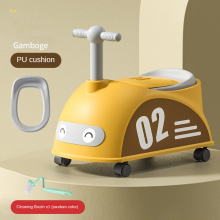 1pc Car Shaped And Colorful Kids Toilet Seat With Wheels And Armrests Non slip Base Training Potty Seat Potty Training Seat For Boys Home Essential