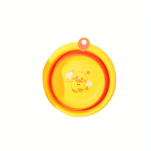1pc Yellow Duck Folding Tub Plastic Baby Bathtub Wash Basin Portable And Collapsible Tub 3 Options Kids Bathroom Accessories