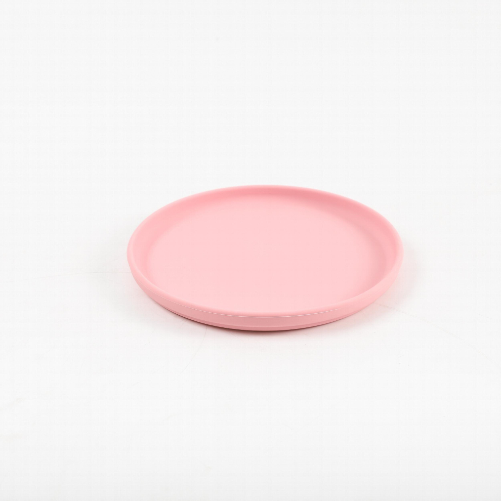 1pc Baby Dinner Plate Complementary Food Mother And Baby Supplies Childrens Dinner Plate Silicone Bowl Baby Drinking Cup Anti scald Tableware
