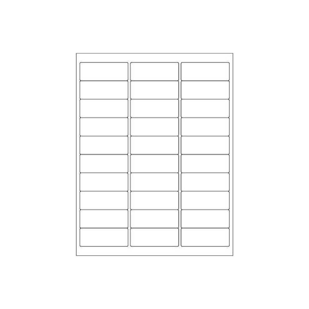 2.63 x 1 in. White Rectangle Laser Labels& Master Case - Pack of 30000-image-OPC-PCNZ2VX-NEW