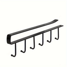 1pc Bathroom Cabinet Storage Hangers Multifunctional Organization Hook Rack Nail Cup Holder Kitchen Accessories
