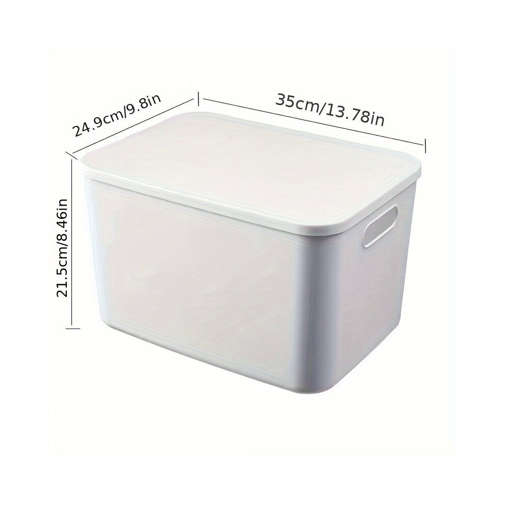 1pc Portable Transparent Storage Box Desktop Cosmetics Finishing Basket Beverage Fruit And Vegetable Box Bathroom Skin Care Products Mask Organization-image-OPC-PCNZ8CK-NEW