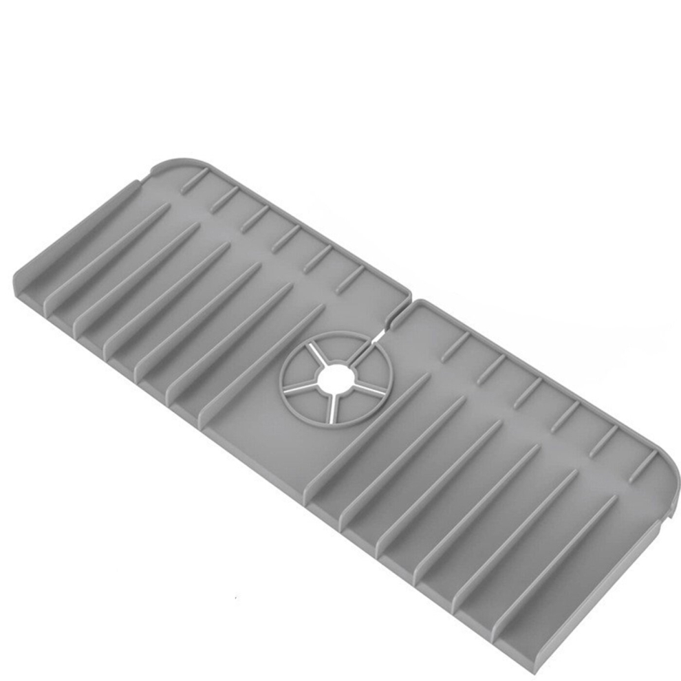 1Pc Kitchen Sink Splash Guard Kitchen Guard For Faucet Kitchen Splash Guard For Sink Silicone Faucet Mat Sink Splash Guard Behind Faucet 885675606555