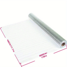 1 Roll Aluminum Foil Shelf Liners Non Adhesive Washable Refrigerator Mat Waterproof proof And Stain proof Cuttable Drawer Mat Non Slip Fridge Liner Ma