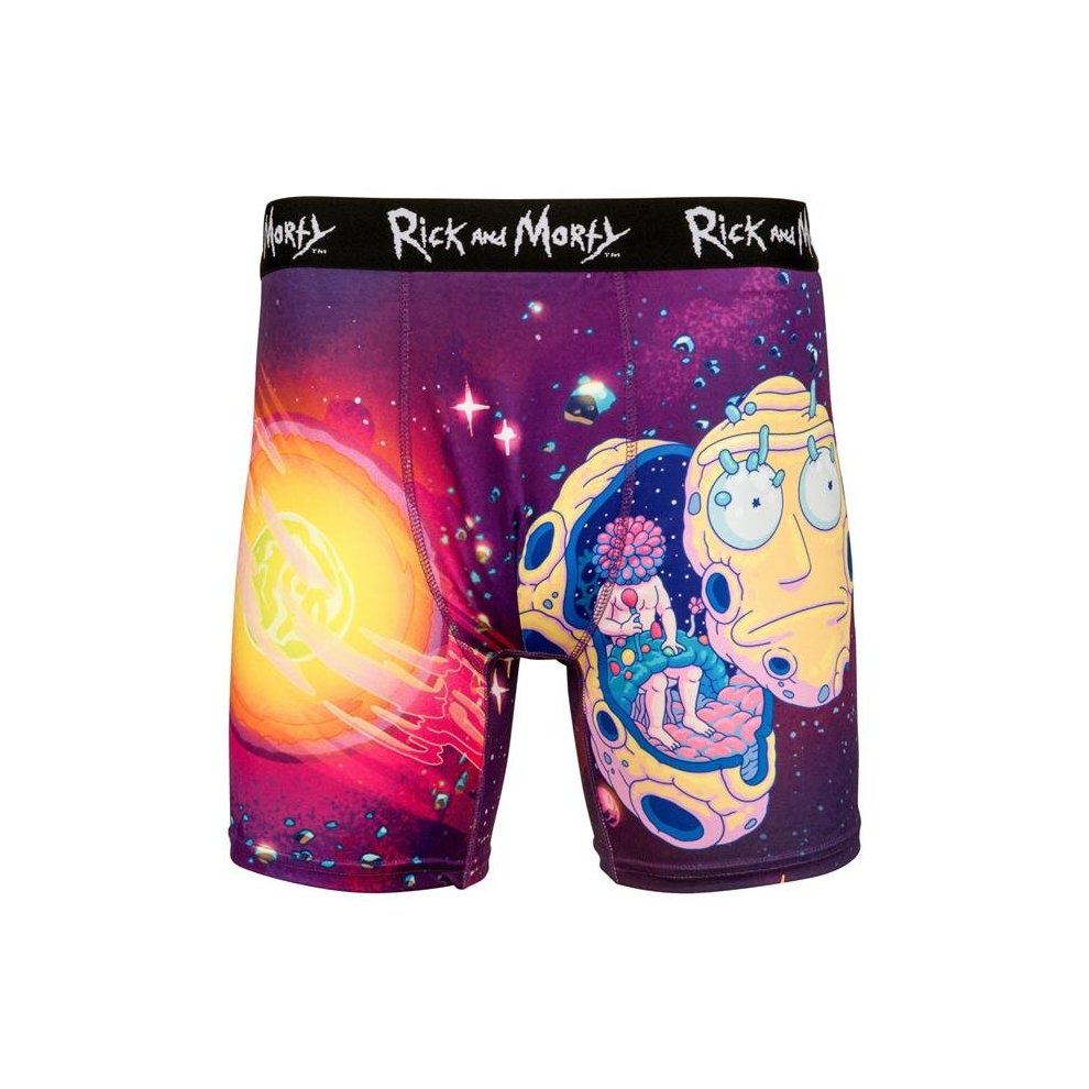 Rick & Morty 866439-medium-32 Rick & Morty Cromulon Boxer Briefs, Multi Color - Medium - 32-34