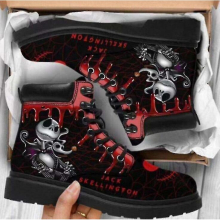 (Red Skull, UK 6) Ladies Jack Skellington Snow Ankle Boots Womens Warm Winter Rose Skull Shoes