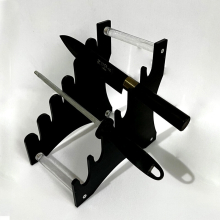 1pc Acrylic Holder Display Rack for Survival Tactics and Outdoor Mini Knives Kitchen Accessory for Butterfly Knives and More