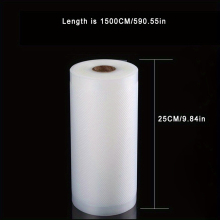 1 roll Food Vacuum Sealer Bags Vacuum Packaging Bags for Sous Vide Food Preservation and Storage Home Kitchen Supplies and Accessories