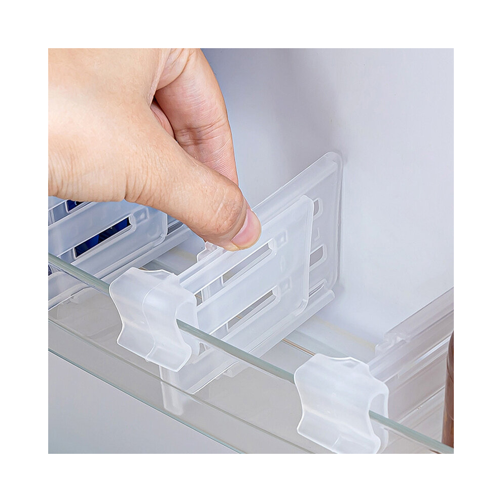1 4pcs Extendable Plastic Refrigerator Partition Organize Your Food and Keep Your Refrigerator Clean-image-OPC-PCNZJRW-NEW
