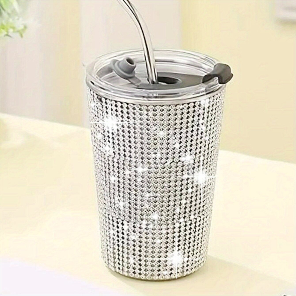 1pc 304 Stainless Steel U Shaped Eggshell Cup 400ml 13 5oz Insulated Flat Bottom Cup for Direct Drinking Breakfast Tea Juice Resuable Hand Wash-image-OPC-PCNZKRR-NEW